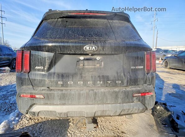 5XYRHDLF1MG067486 2021 KIA SORENTO Черный Вид сзади