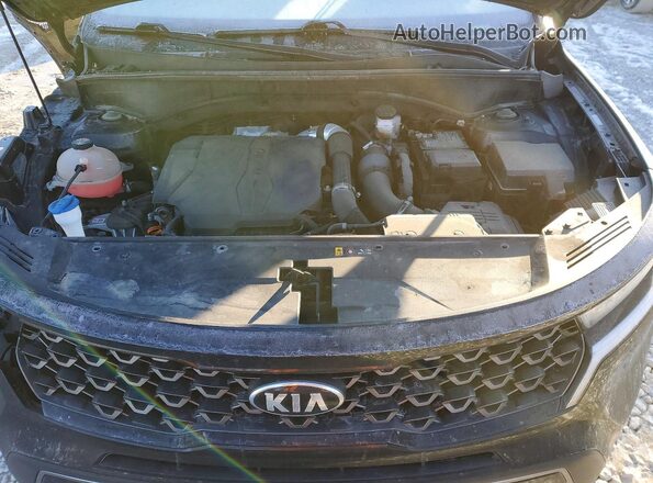 5XYRHDLF1MG067486 2021 KIA SORENTO Черный Вид подкапотного пространства
