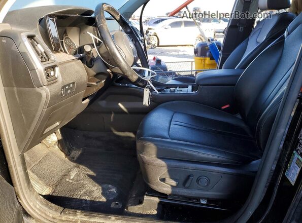 5XYRHDLF1MG067486 2021 KIA SORENTO Черный Вид салона спереди