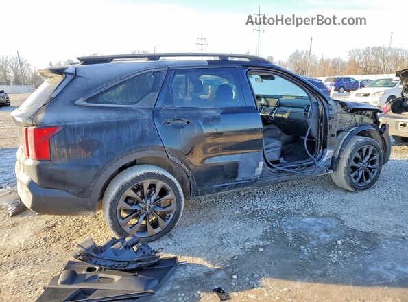 5XYRHDLF1MG067486 2021 KIA SORENTO Черный Задняя правая четверть