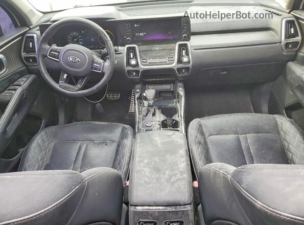 5XYRK4LF3MG024477 2021 KIA SORENTO White Vista del salpicadero
