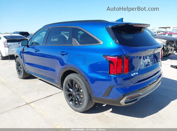 5XYRK4LF7MG024692 2021 KIA SORENTO Blue Tył lewy