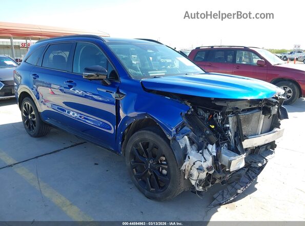 5XYRK4LF7MG024692 2021 KIA SORENTO Blue Przód prawy