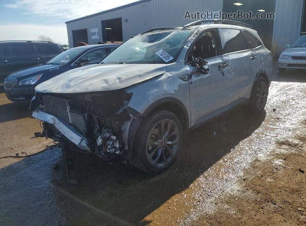 5XYRKDLF5NG111413 2022 KIA SORENTO Silver Front left