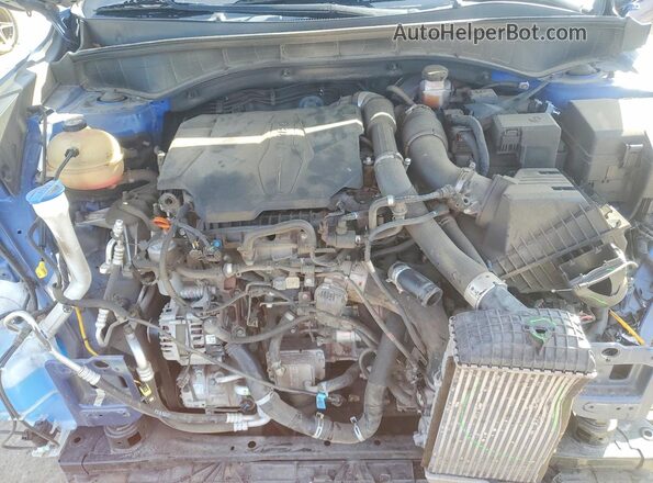 5XYRKDLFXMG029322 2021 KIA SORENTO Blue Engine compartment view