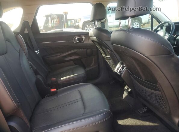5XYRKDLFXMG029322 2021 KIA SORENTO Blue Rear interior view