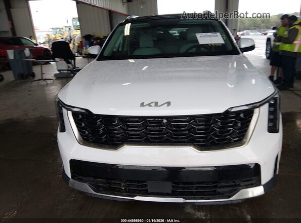 5XYRL4JC8RG293149 2024 KIA SORENTO White Vista del cuadro de instrumentos