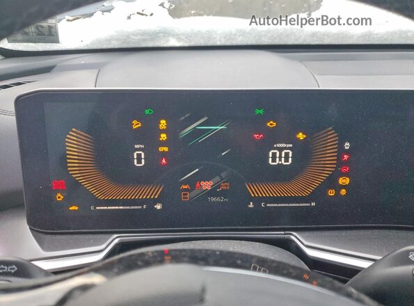 5XYRL4JC8RG293667 2024 KIA SORENTO Gray Вид щитка приладів