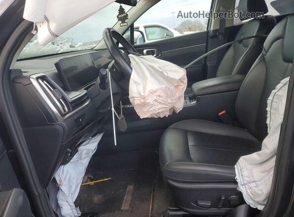 5XYRL4JC8RG293667 2024 KIA SORENTO Gray Вид салону спереду