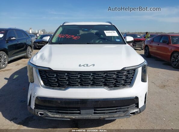 5XYRL4JC9RG260385 2024 KIA SORENTO White წინა პანელის ხედი