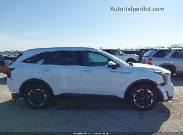 5XYRL4JC9RG260385 2024 KIA SORENTO White ხელსაწყოთა პანელის ხედი