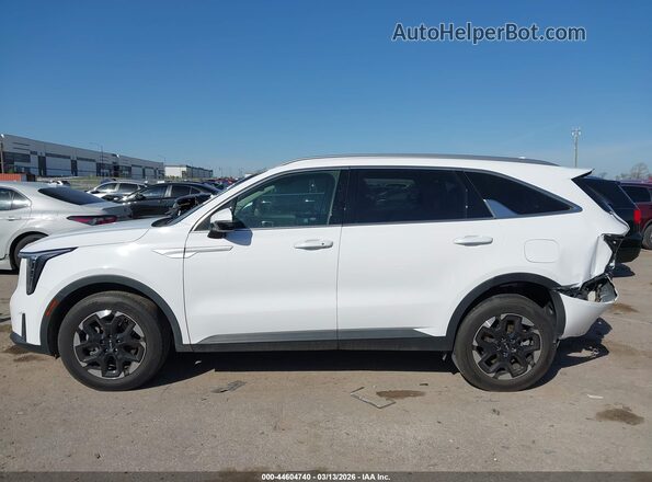 5XYRL4JC9RG260385 2024 KIA SORENTO White უკანა სალონის ხედი