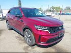 2021 Kia Sorento S Red vin: 5XYRL4LC4MG062397