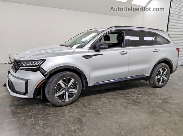 5XYRL4LC5NG148562 2022 KIA SORENTO Silver Передня ліва чверть