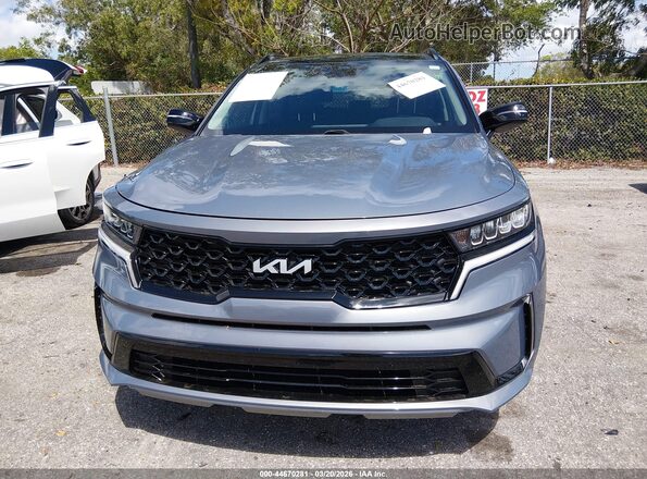 5XYRL4LCXNG143809 2022 KIA SORENTO Blue ხელსაწყოთა პანელის ხედი