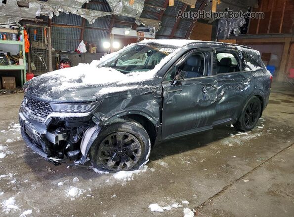 5XYRLDLC4MG049097 2021 KIA SORENTO Угольный Передняя левая четверть