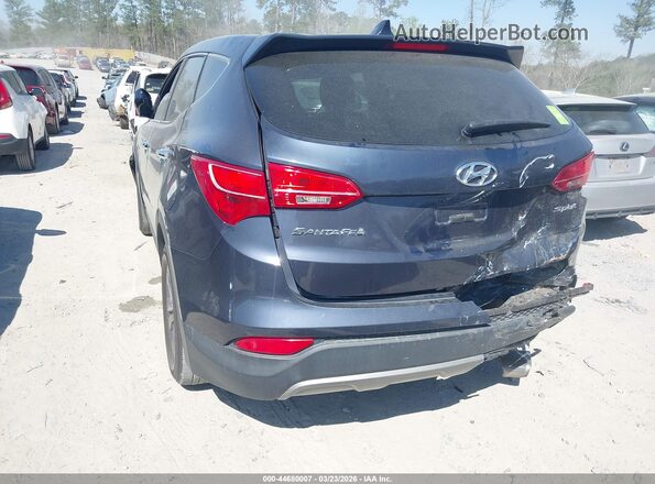 5XYZT3LB0GG322025 2016 HYUNDAI SANTA FE SPORT Dark Blue Задняя левая четверть