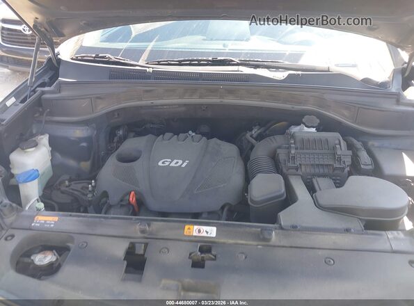 5XYZT3LB0GG322025 2016 HYUNDAI SANTA FE SPORT Dark Blue Вид сзади