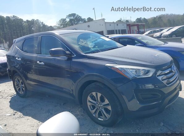 5XYZT3LB0GG322025 2016 HYUNDAI SANTA FE SPORT Dark Blue Вид задней части салона