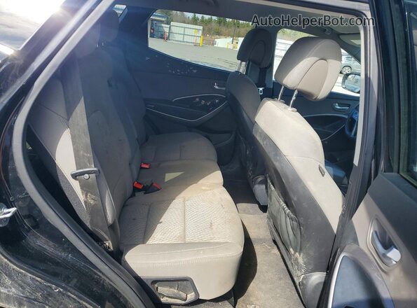 5XYZT3LB0GG366803 2016 HYUNDAI SANTA Черный Вид задних сидений