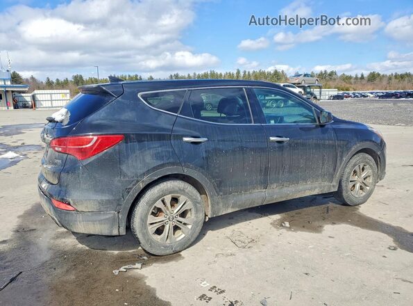 5XYZT3LB0GG366803 2016 HYUNDAI SANTA Черный Задняя правая четверть