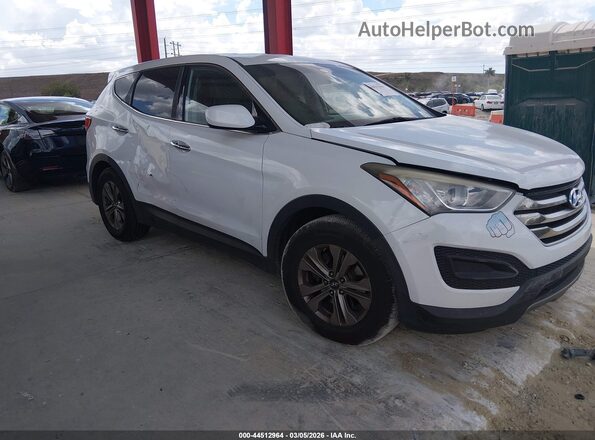 5XYZT3LB4GG362107 2016 HYUNDAI SANTA FE SPORT Белый Передняя правая четверть