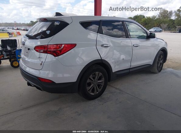 5XYZT3LB4GG362107 2016 HYUNDAI SANTA FE SPORT Белый Задняя правая четверть