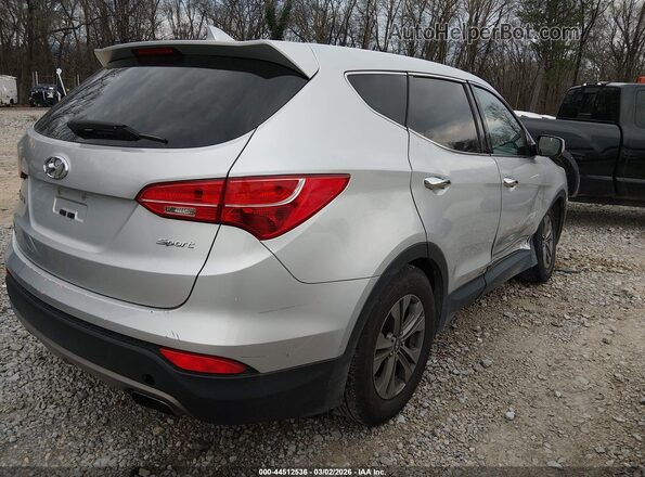 5XYZT3LB4GG364553 2016 HYUNDAI SANTA FE SPORT Серебряный Задняя правая четверть