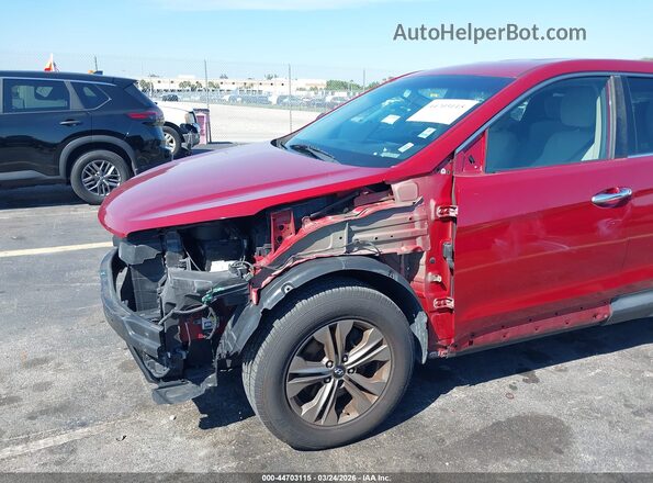 5XYZT3LB8GG336271 2016 HYUNDAI SANTA FE SPORT Красный Вид спереди