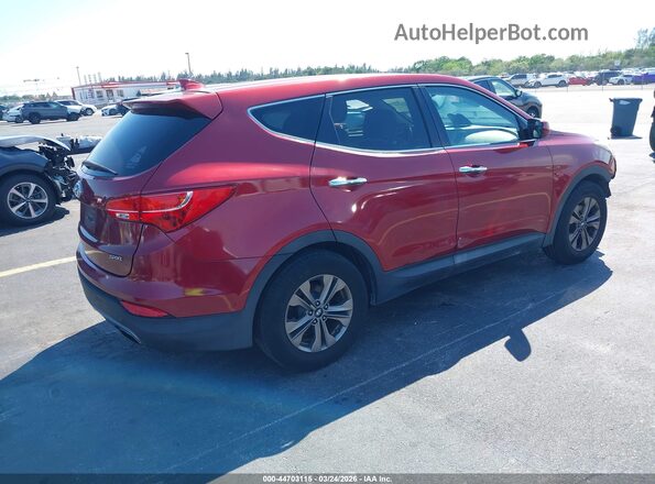 5XYZT3LB8GG336271 2016 HYUNDAI SANTA FE SPORT Красный Задняя правая четверть