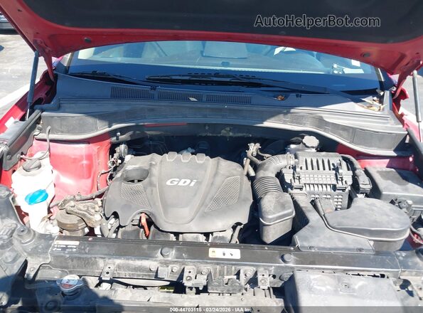5XYZT3LB8GG336271 2016 HYUNDAI SANTA FE SPORT Красный Вид сзади