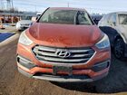2017 Hyundai Santa Fe Sport 2.4l Оранжевый vin: 5XYZTDLB4HG414620