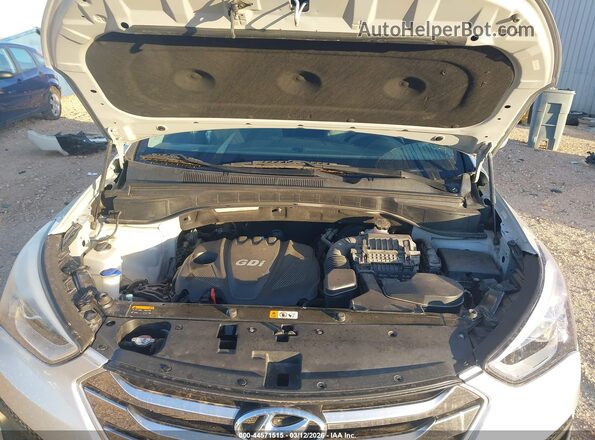 5XYZTDLB7GG338289 2016 HYUNDAI SANTA FE Серебряный Вид сзади