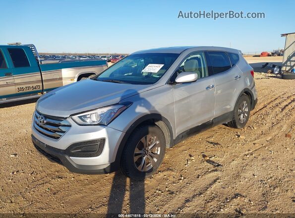 5XYZTDLB7GG338289 2016 HYUNDAI SANTA FE Серебряный Передняя левая четверть