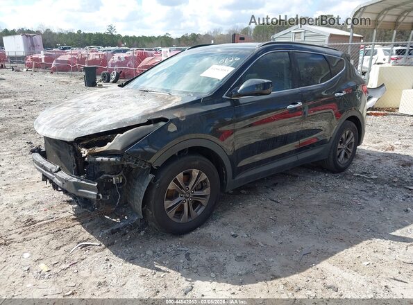 5XYZU3LB0GG320126 2016 HYUNDAI SANTA FE SPORT Черный Передняя левая четверть