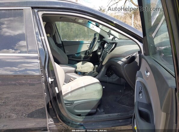 5XYZU3LB0GG320126 2016 HYUNDAI SANTA FE SPORT Черный Вид салона спереди