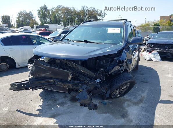 5XYZU3LB2GG367951 2016 HYUNDAI SANTA FE SPORT Light Blue Передняя левая четверть