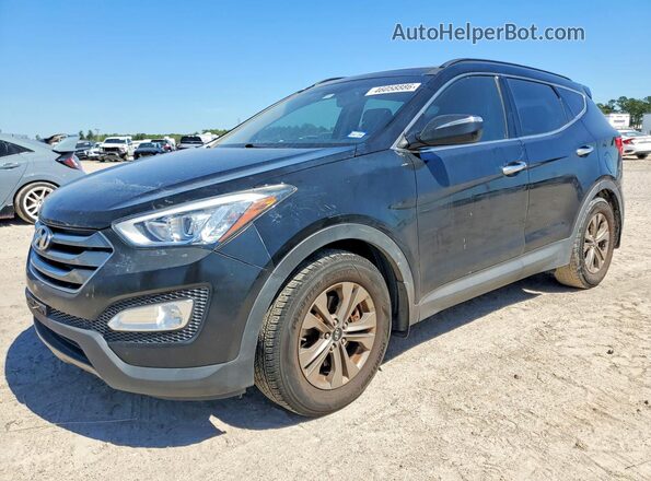 5XYZU3LB5GG356555 2016 HYUNDAI SANTA FE Черный Задняя левая четверть