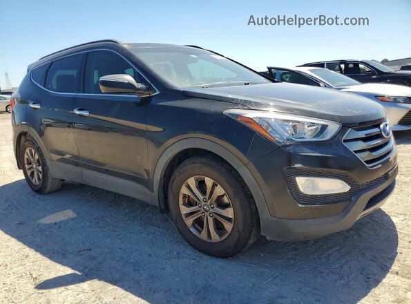 5XYZU3LB5GG356555 2016 HYUNDAI SANTA FE Черный Вид спереди