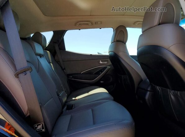 5XYZU3LB5GG356555 2016 HYUNDAI SANTA FE Черный Вид подкапотного пространства