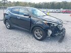 2017 Hyundai Santa Fe Sport 2.4l Black vin: 5XYZU3LB7HG456786