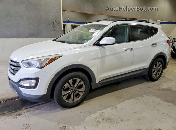5XYZU3LB8GG348403 2016 HYUNDAI SANTA Белый Передняя левая четверть