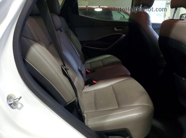 5XYZU3LB8GG348403 2016 HYUNDAI SANTA Белый Вид задней части салона