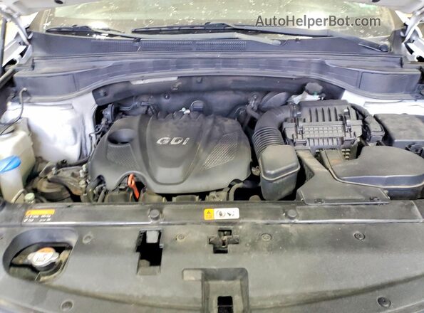 5XYZU3LB8GG348403 2016 HYUNDAI SANTA Белый Вид подкапотного пространства
