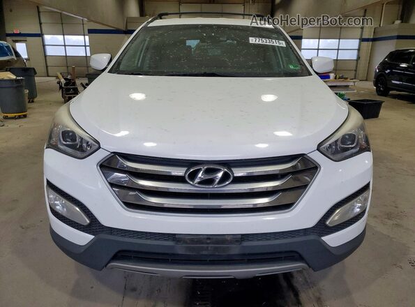 5XYZU3LB8GG348403 2016 HYUNDAI SANTA Белый Вид спереди