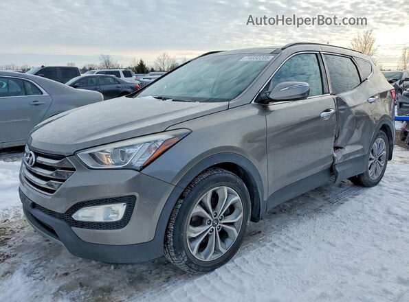 5XYZUDLA2GG360219 2016 HYUNDAI SANTA Серый Передняя левая четверть