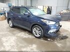 2017 Hyundai Santa Fe Sport 2.0t Blue vin: 5XYZUDLA2HG503283