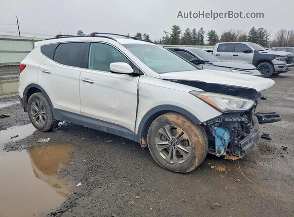 5XYZUDLB1GG353321 2016 HYUNDAI SANTA Белый Передняя правая четверть