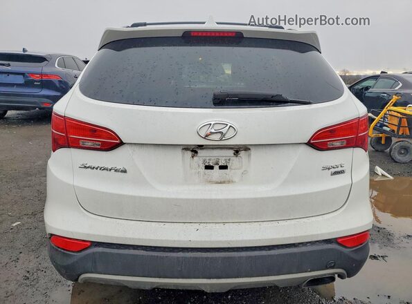 5XYZUDLB1GG353321 2016 HYUNDAI SANTA Белый Вид сзади