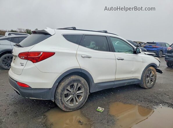 5XYZUDLB1GG353321 2016 HYUNDAI SANTA Белый Задняя правая четверть